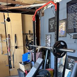 Squat Rack And Bench