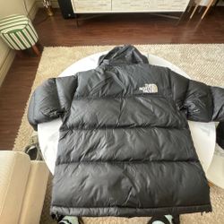 North face puffer black medium