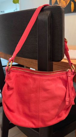 Coral coach shoulder bag vintage 2000s y2k