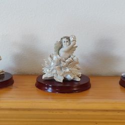 Vintage Set Of 3 Angels 