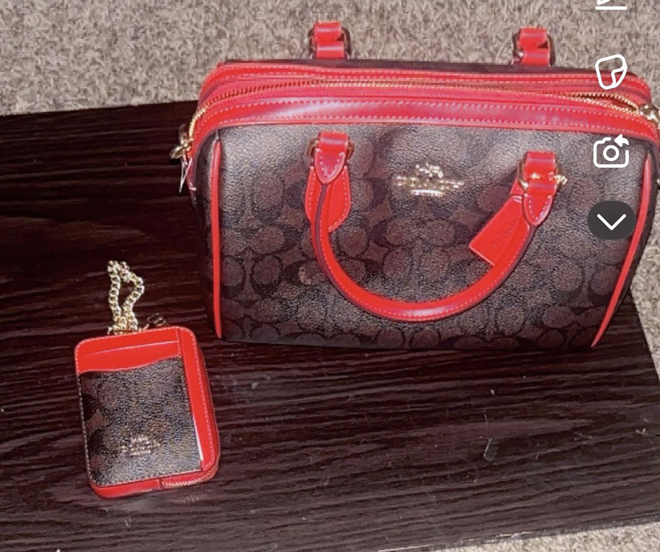 Brand New Rowan, Coach, Purse And Wallet