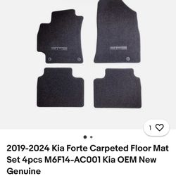 2019-2024 Kia carpet mats Forte o K4