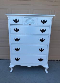 White 7 Drawers