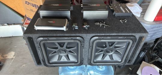 The hole set up sound system