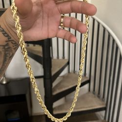 10k Gold Rope Chain 