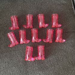 11  Pink   Shot Glasses