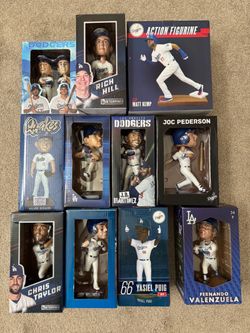 Dodgers Bobbleheads Fernando, Puig, Bellinger, Buehler, CT more Finish your collection!