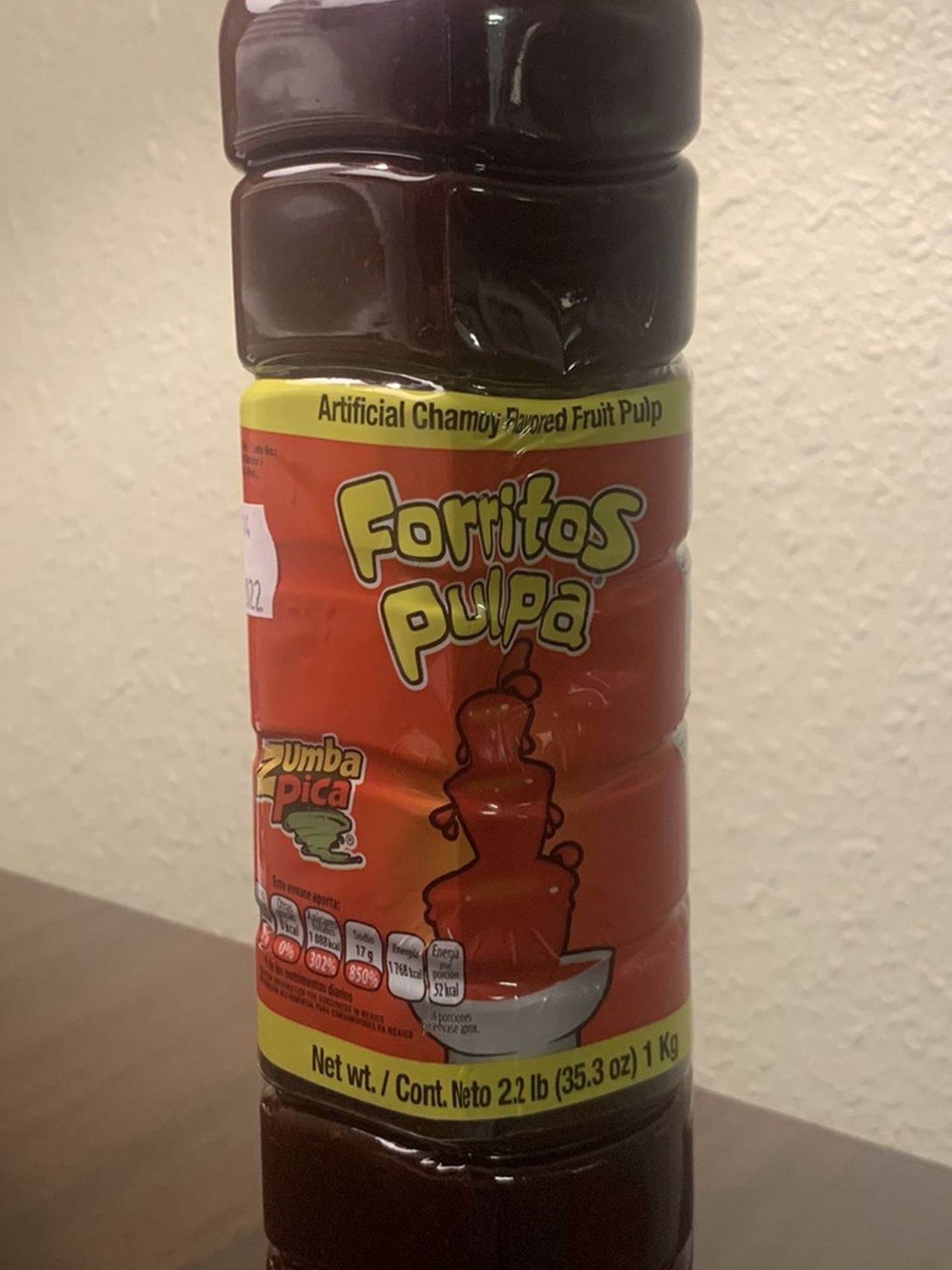 Forritos Pulpa Chamoy Zumba Pica - 35.27 oz