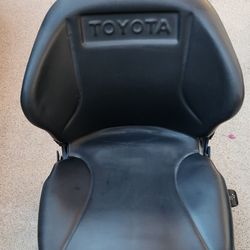 Genuine Toyota Forklift Suspension Seat With Seat Switch