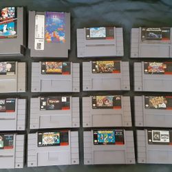 Super Nintendo Nes Snes 17 Games Donkey Kong Mario