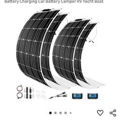 400W Solar ARRAY [4X100W] with 40A MPPT Charger, Cables and Stands