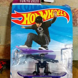 Hot Wheels • Skateboarding • Tokyo-2020 Olympic Games • Purple • 6/10 - 154/250 • 2017-Mattel .

HT-1