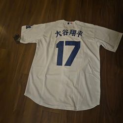 Dodgers Ohtani In Japanese White Jerseys $60ea Firm S M L Xl 2x 3x And 90ea 4x 5x 