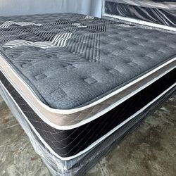 Full Oasis Thermal Comfort Europillow Top 12inch Mattress!!