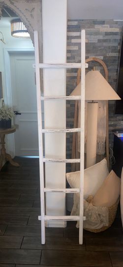 Decorative wooden ladder