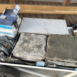 Tile & Grout New Left Over From Project $150