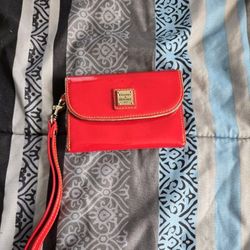 Dooney & Bourke Red Wallet Wristlet