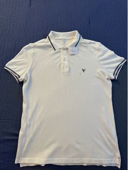 BRAND NEW WITH TAGS🔥😱 White Collared Polo Slim Fit🔥🤯
