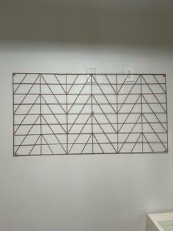 Gold Oversized Metal Chevron Photo Holders