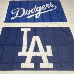 Los Angeles Dodgers Flags 5 By 3 Ft 20$ Each