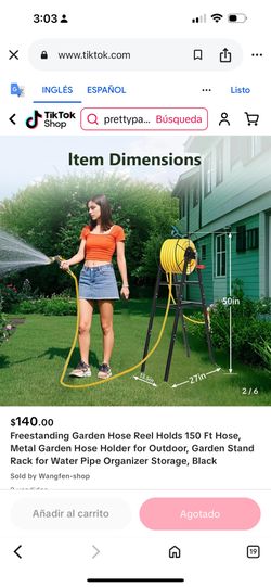 FREESTANDING HOSE REEL