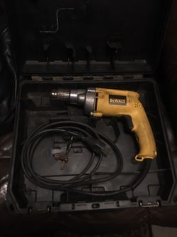 DeWalt VSR drill