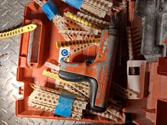 Hilti DX 35 Powder-Actuated Nail Gun with Fasteners