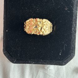 10k gold Nugget Ring