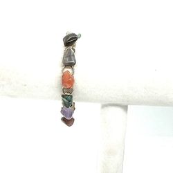 Vintage Natural Stone Panel Bracelet. 1813
