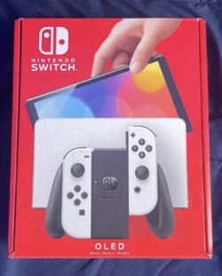 BRAND NEW IN HAND Nintendo Switch OLED White Joycons Edition 
