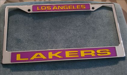 Los Angeles Lakers license plate frame