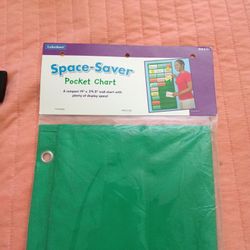 Lakeshore Space -Saver Pocket Chart (19 X 39.5 )