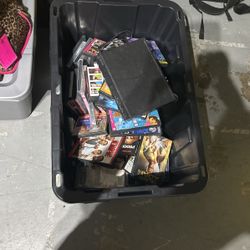 Box With DVD And DVD Player 