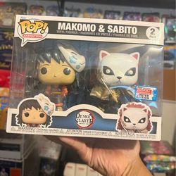 Makomo & Sabito 2 pack demon slayer funko pop new