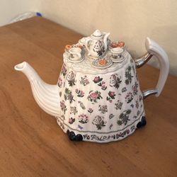 Portmeirion "Botanic Garden" Collectible Teapot Display – Made In England