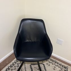 Blue Leather Chair 