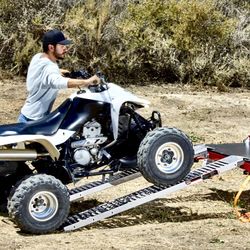 HAUL-MASTER 1000 lb. Capacity 9 in. x 72 in. Steel Loading Ramps, Set of Two
