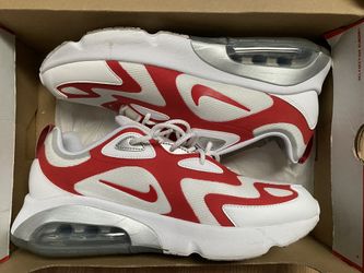 Air Max 200 White/University Red