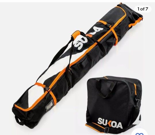 Sukoa Sports Unpadded Ski Bag And Ski Boot Bag