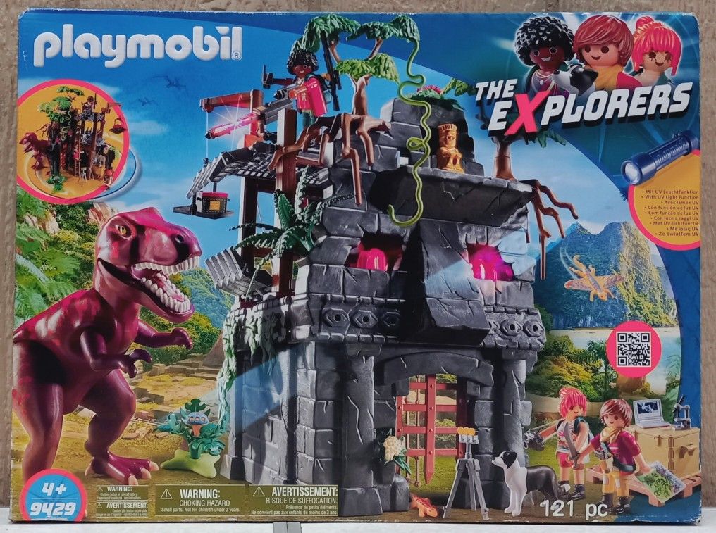 Playmobil The Explorers Hidden Temple with T Rex Dinosaur #9429 (#9)