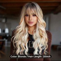 STUNNING 24" BLONDE WIG - NEW!