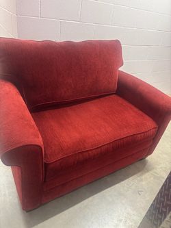 Orange Sleeper Chair