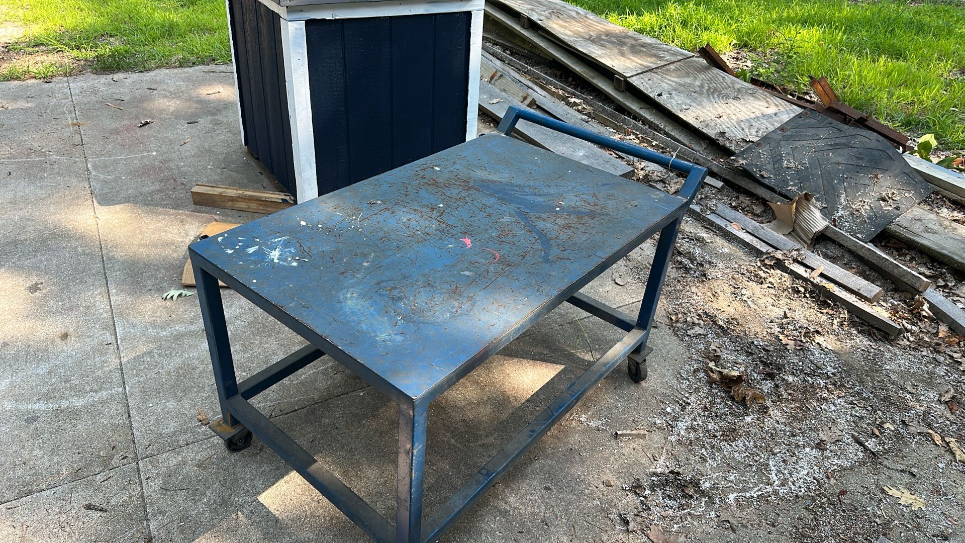 Rolling Table Cart
