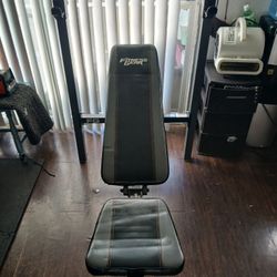 Fitness Gear Bench - Pro Olympic Utility Weight Bench Press w/ Rack