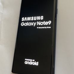Samsung galaxy note 9 128gb unlocked, store warranty 