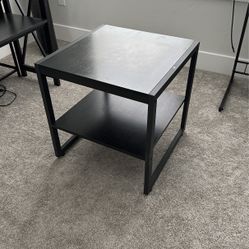 Black End Table 