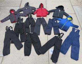 Boys & Girls Size 5-6 Ski/ Snow Clothes. Winter Jackets Pants And Bibs  Great Brands !