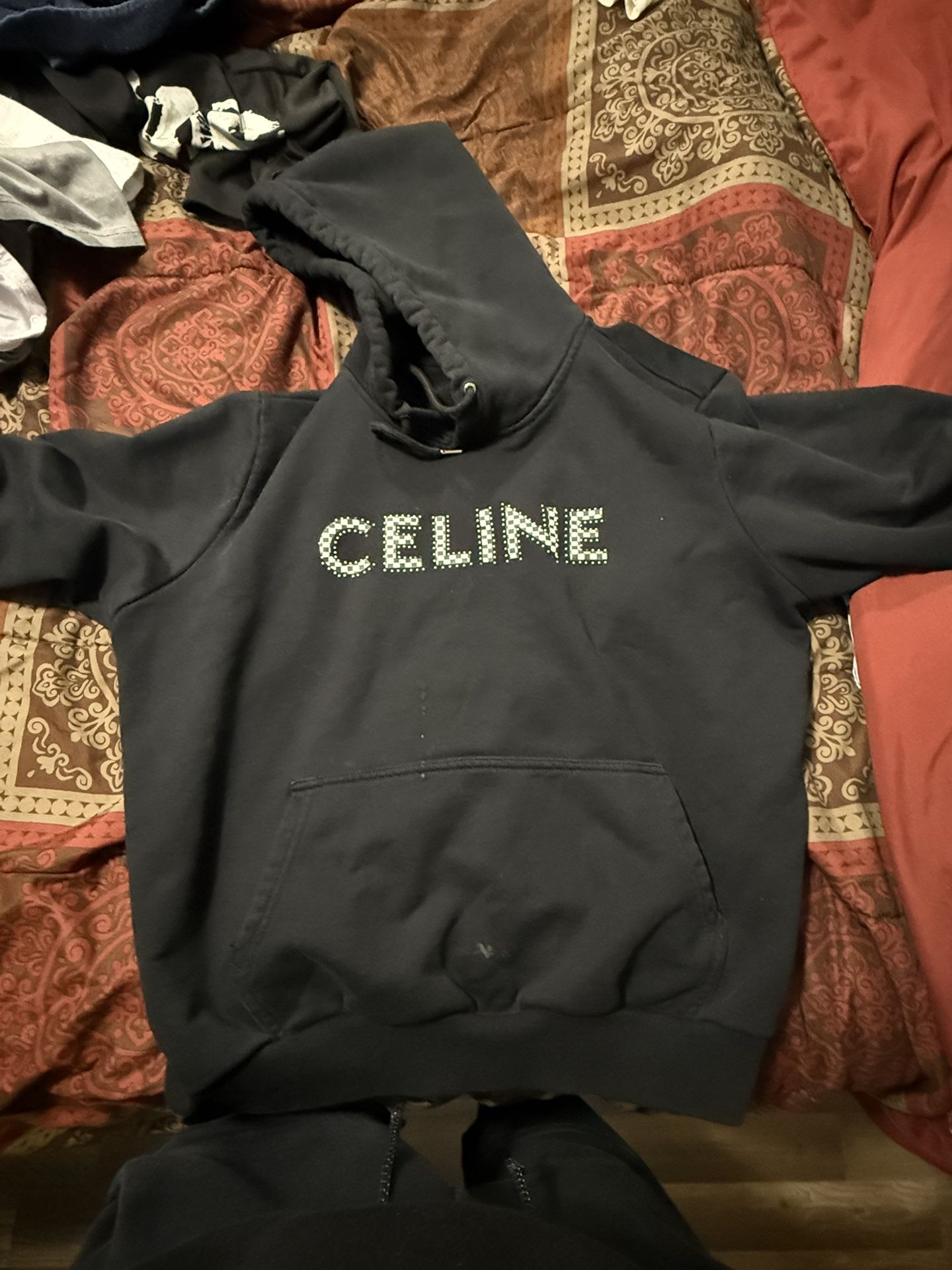 Celine Black Hoodie