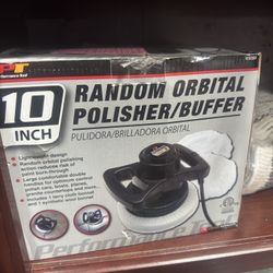Performance Tool W50054 Random Orbital Buffer/Polisher, Black, 10 Inch
