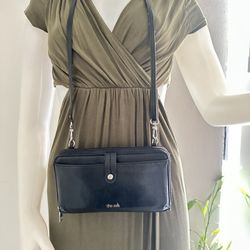 The Sak Redwood 3 In 1 Smartphone Crossbody Bag Wristlet Credit Card Leather